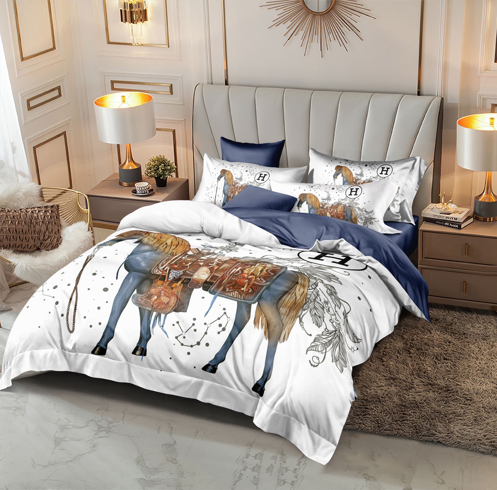 Luxurious Kenzo Bedsheets Set – Elevate Your Sleep Experience - Image 18