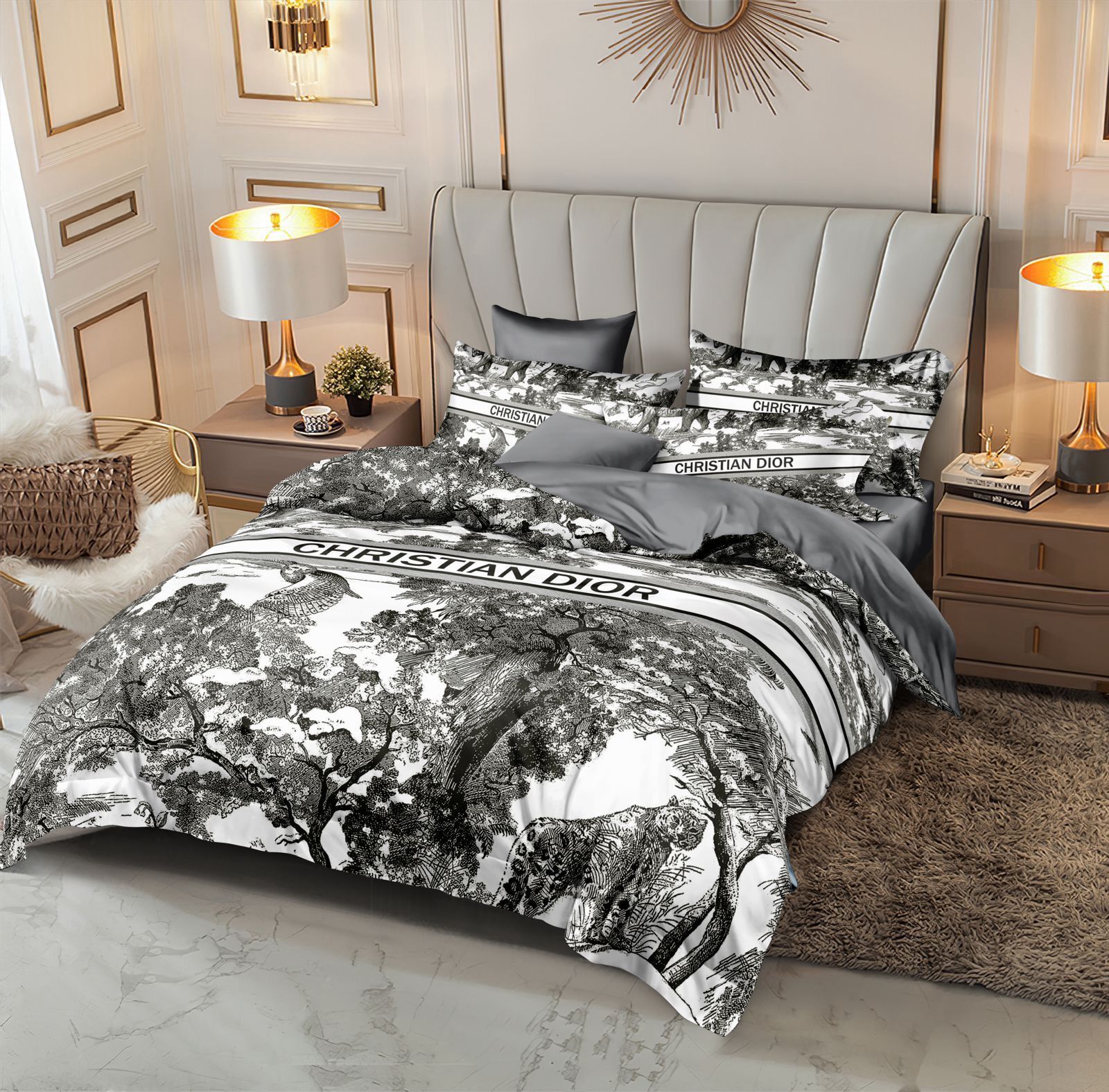 Luxury Christian Dior Bedsheets Set – Elegance & Comfort for a Perfect Sleep - Image 5