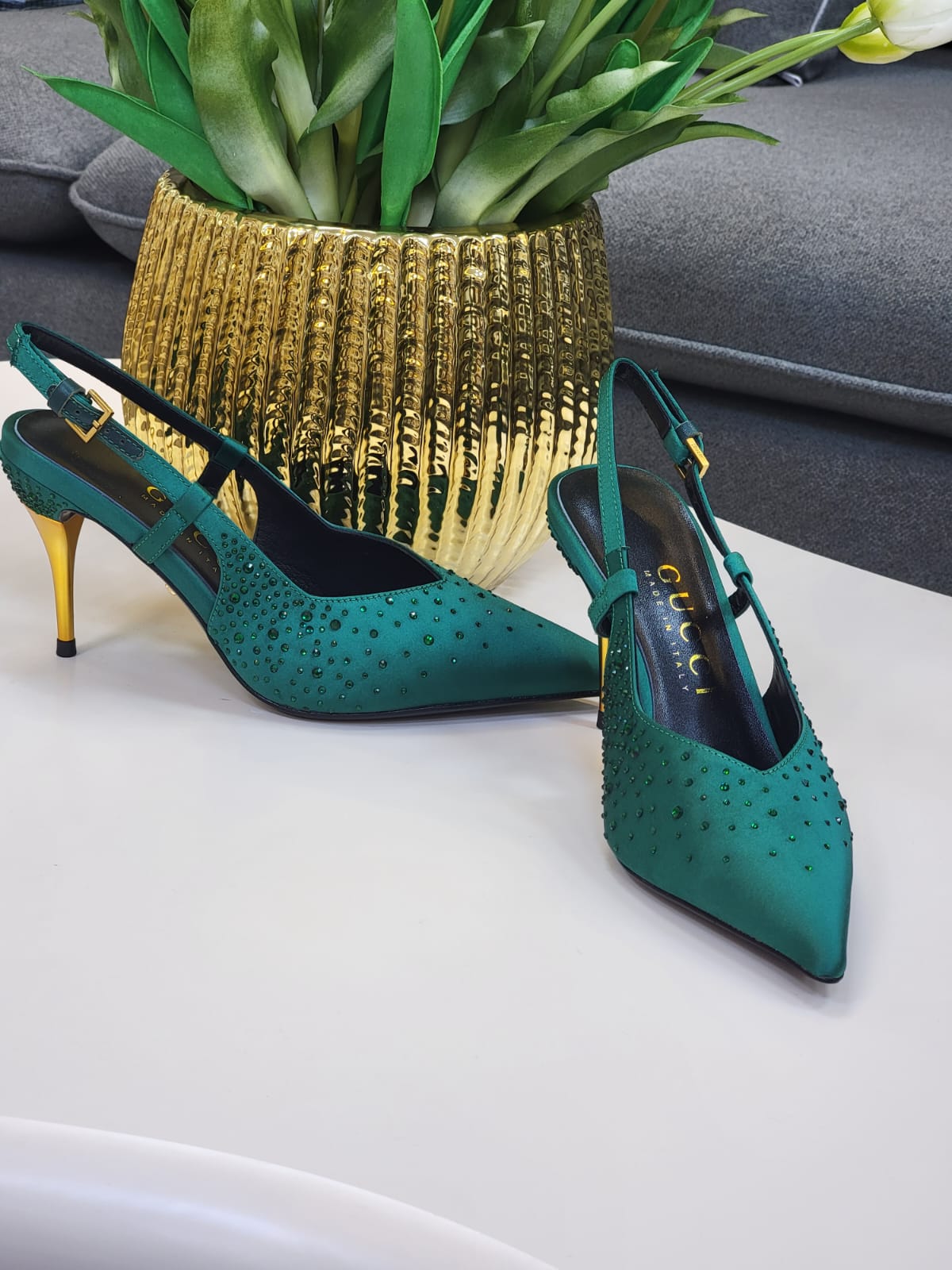 GUCCI Womens Designer High Heels