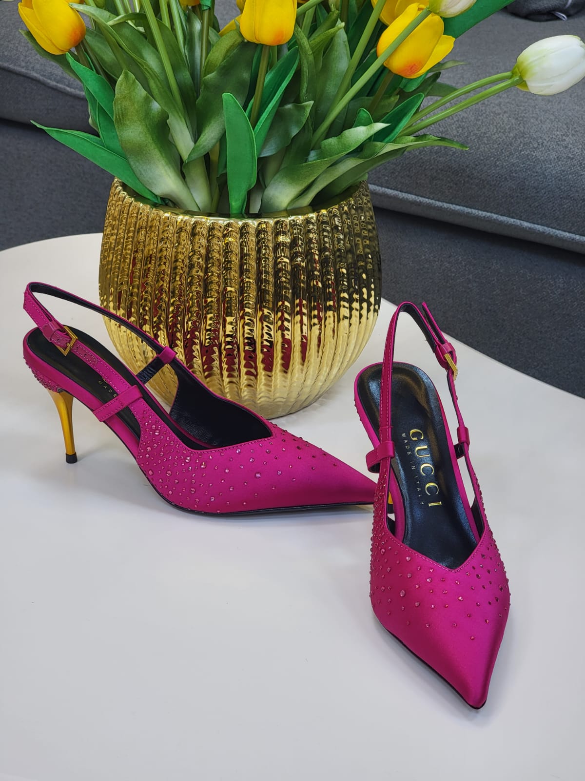 GUCCI Womens Designer High Heels - Image 7